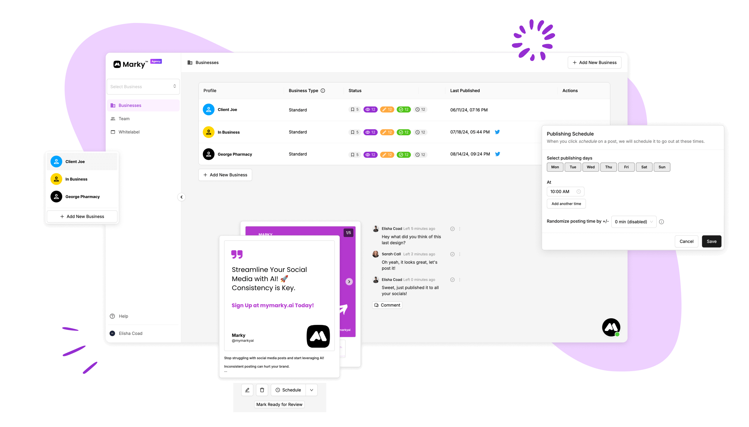 White labeled agency portal